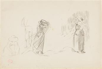 HENRI-EDMOND CROSS (Douai 1856-1910 Var) Three drawings.